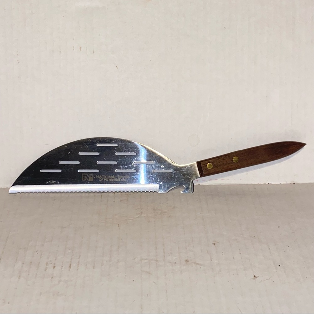 Vintage National Bank of Petersburg Illinois Warco Multipurpose Kitchen Tool